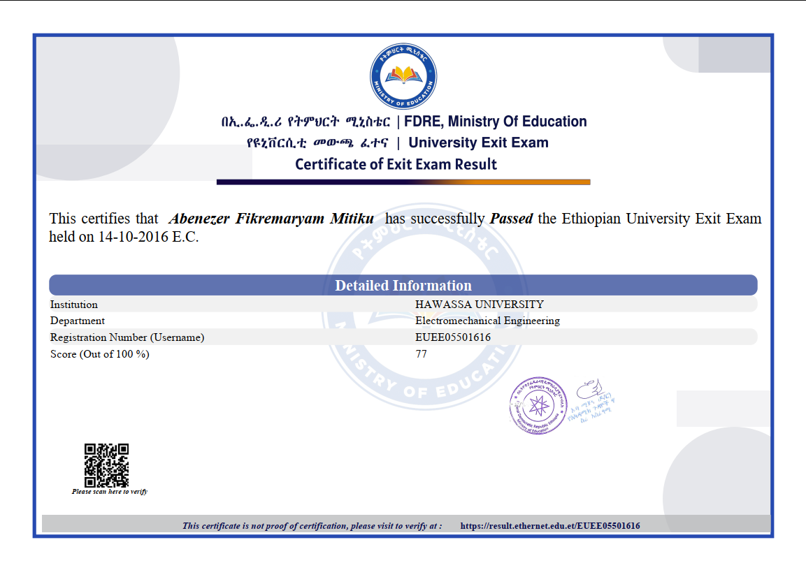 Certificate 3